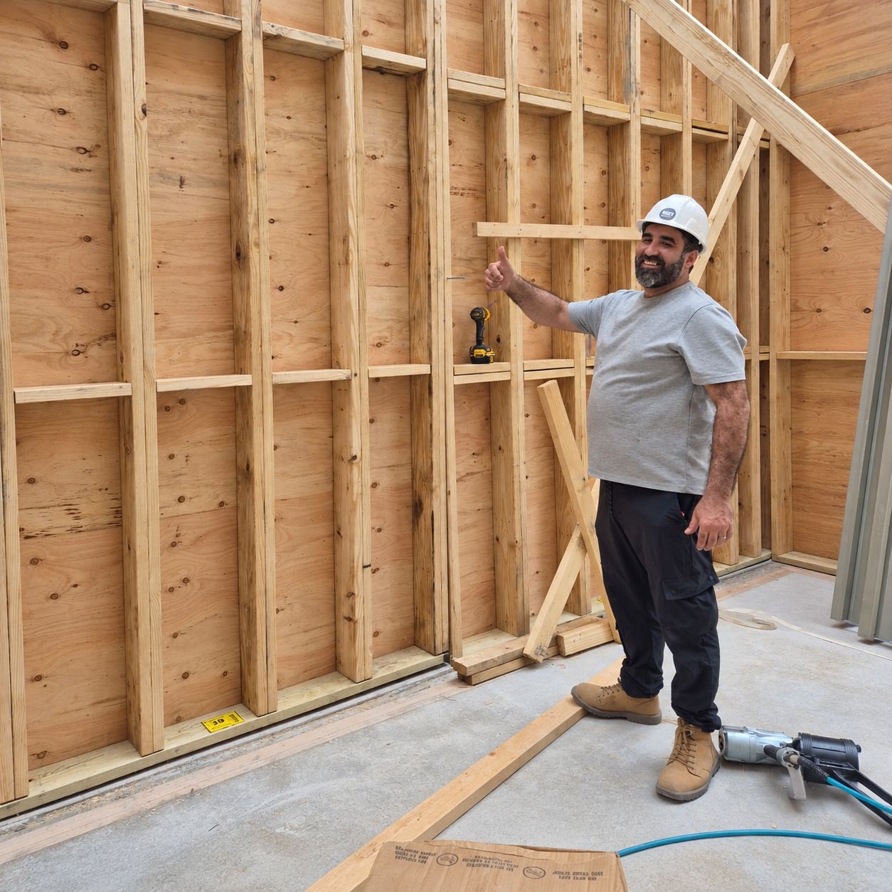 Wall panel installation